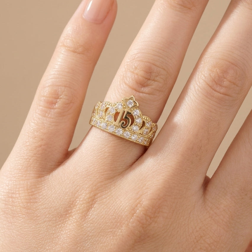 14K Quinceanera Ring