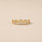 Real 10K Gold Quinceañera Crown Ring – anillo de corona 15 años oro 10K – Oro Quince