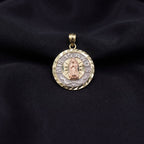 Real 10K Quinceañera Mis 15 Anos Charm on chain – solid gold sweet 15 pendant