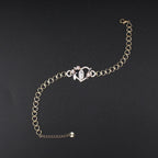 10K YG Virgin Mary Bracelet 7in (3.6g)