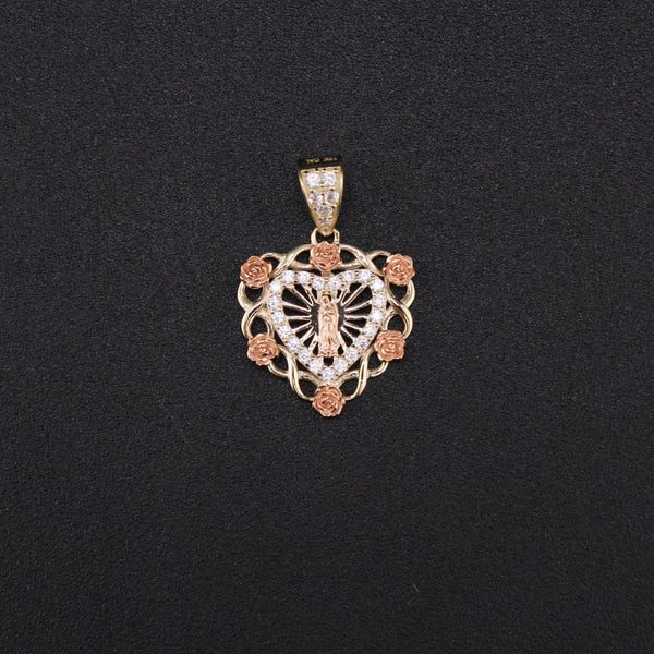 10K YG Virgin Mary Pendant (1.4g)