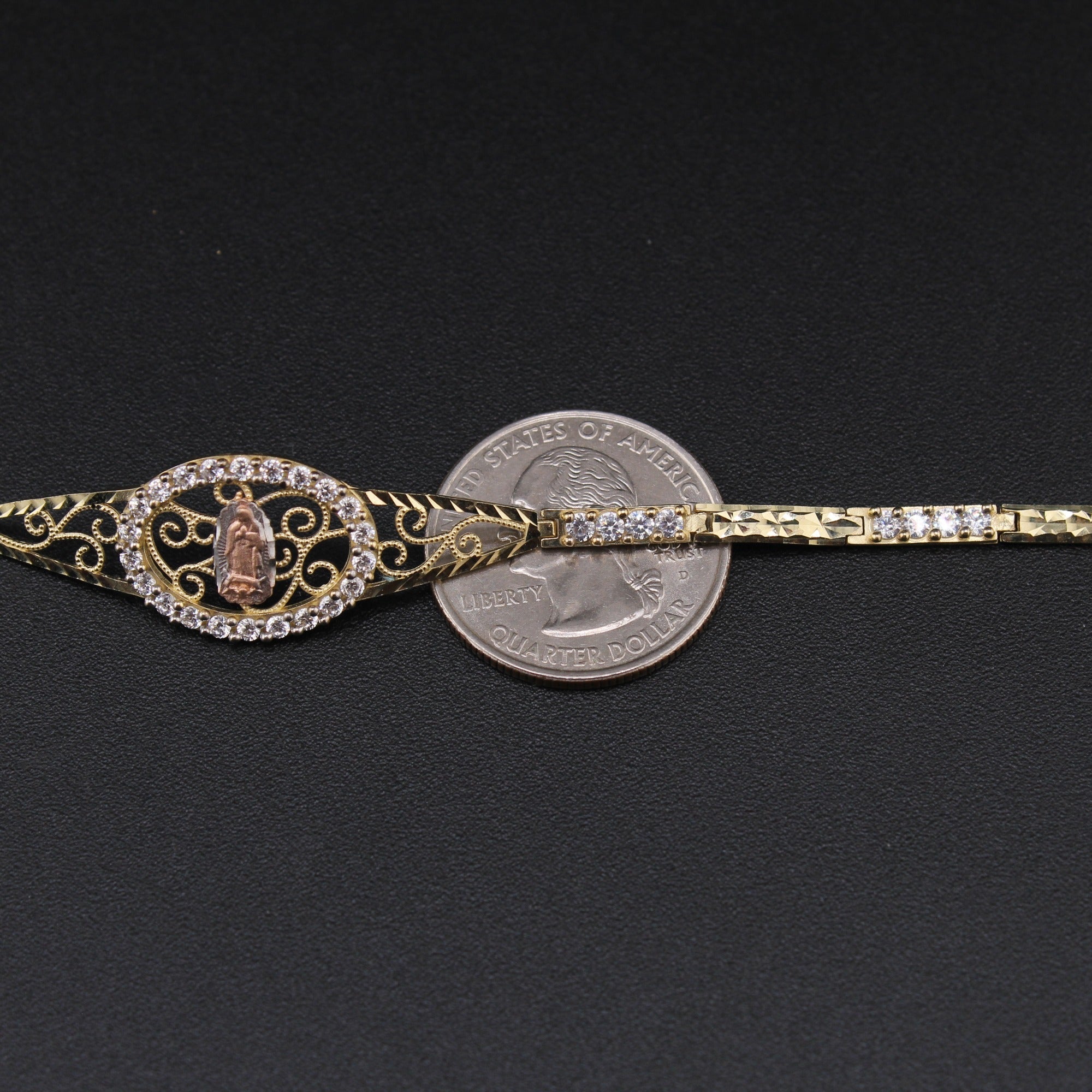 10K YG V. M. Bracelet