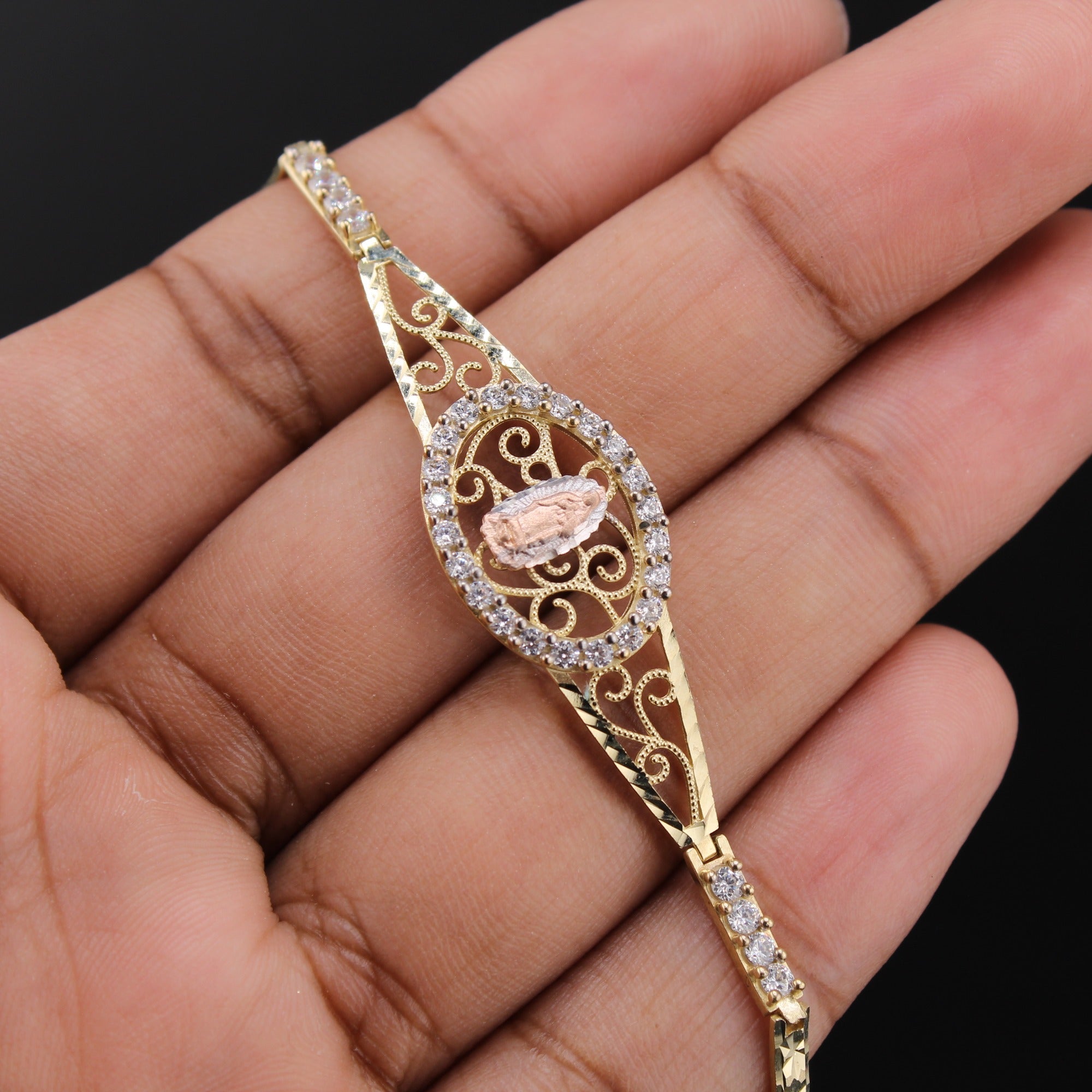 10K YG V. M. Bracelet