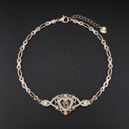10K Quince Heart Bracelet 7in