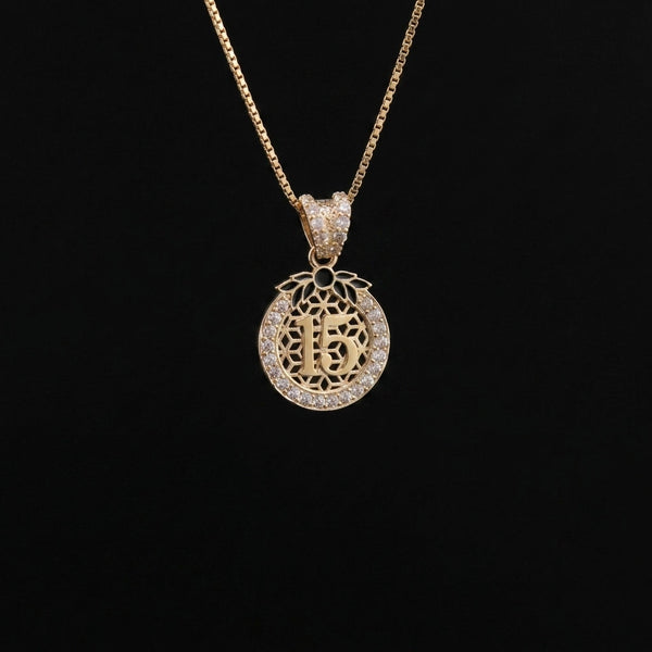 10K Quinceañera Pendant