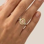 Real 14K Gold Virgin Mary Ring