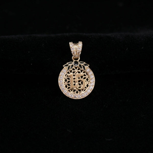 10K Quinceañera Pendant