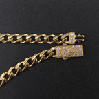 10K Quincenera Bracelet Pink Stone