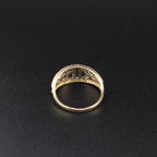 14K quinceañera ring intricate design – anillo de quinceañera en oro 14K real