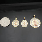Real 10K Gold Quinceañera Charms alternate view – collares de quinceañera oro real